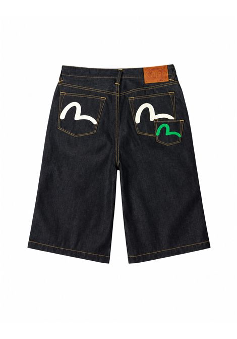Shorts in denim EVISU | 2EAHTM5DS7031INDX RAW INDIGO
